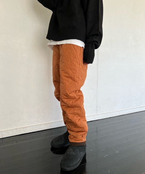 shesame(シーセム)の「キルティングパンツ(その他パンツ・レディース・カーキ/ブラウン・MEDIUM/LARGE)」の5枚目の写真