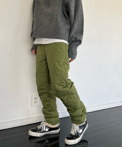 shesame(シーセム)の「キルティングパンツ(その他パンツ・レディース・カーキ/ブラウン・MEDIUM/LARGE)」の10枚目の写真