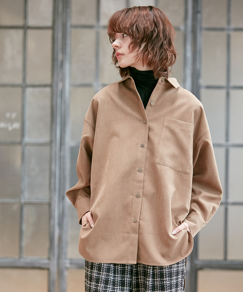 Days(デイズ)の「【BLANC+】ゆるシルエットコーデュロイシャツ(シャツ/ブラウス・レディース・モカ/ベージュ・L/M)」の20枚目の写真
