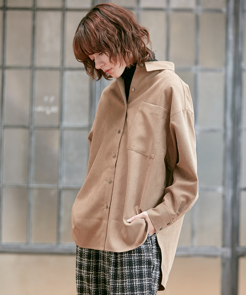 Days(デイズ)の「【BLANC+】ゆるシルエットコーデュロイシャツ(シャツ/ブラウス・レディース・モカ/ベージュ・L/M)」の21枚目の写真