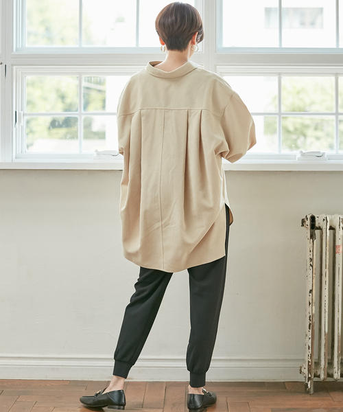 Days(デイズ)の「【BLANC+】ゆるシルエットコーデュロイシャツ(シャツ/ブラウス・レディース・モカ/ベージュ・L/M)」の15枚目の写真