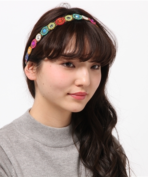 チャイハネ(チャイハネ)の「【チャイハネ】ビジューヘアバンド(ヘアバンド・レディース・ブルー/レッド/シルバー/ターコイズブルー/カラフル・FREE)」の17枚目の写真