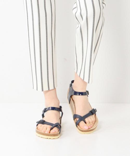 BIRKENSTOCK（ビルケンシュトック）の「▼ボワソンショコラ/BIRKENSTOCK TAORMINA（サンダル・レディース・オフホワイト/ネイビー・35/37/36/38）」の10枚目の写真