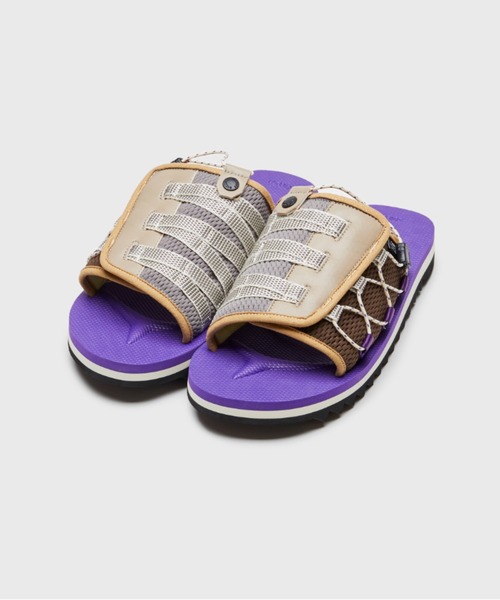 【セール】DAO-2ab - Brown x Purple（サンダル）｜SUICOKE（スイコック）
