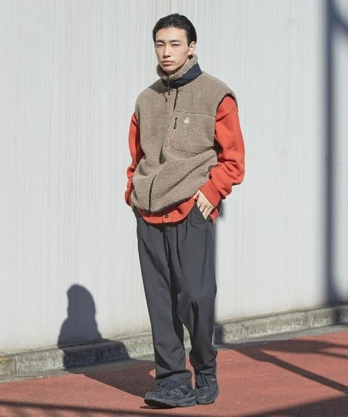 LOWRYS FARM(ローリーズファーム)の「シャギーニットカーディガン 182116(カーディガン/ボレロ・メンズ・ブルー/ベージュ/オレンジ・MEDIUM/LARGE)」の8枚目の写真