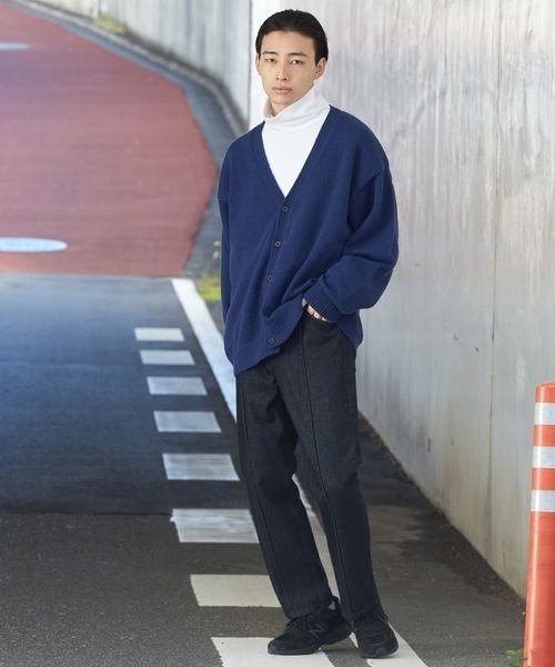 LOWRYS FARM(ローリーズファーム)の「シャギーニットカーディガン 182116(カーディガン/ボレロ・メンズ・ブルー/ベージュ/オレンジ・MEDIUM/LARGE)」の13枚目の写真