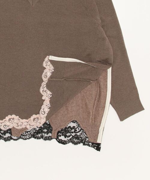 YEAH RIGHT!!(イェーライト)の「LACE KNIT(ニット/セーター・レディース・ベージュ系・1)」の8枚目の写真