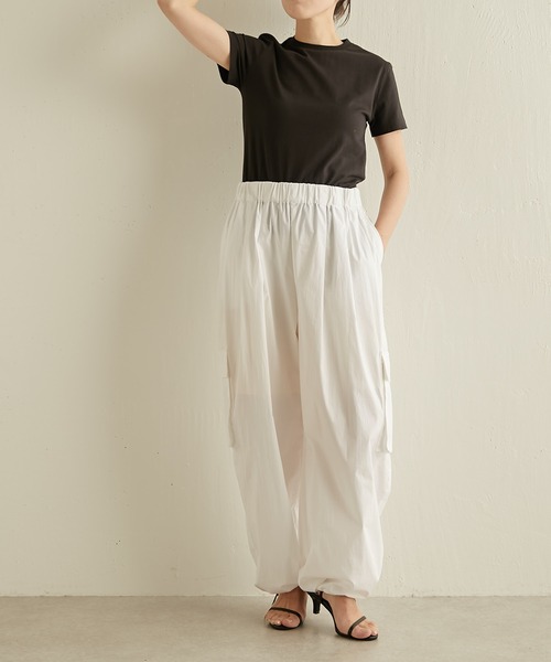 PAPILLONNER（パピヨネ）の「ストラップヒールサンダル/PAPILLONNER/パピヨネ（サンダル・レディース・ホワイト/ブラック・S/M/L）」の5枚目の写真