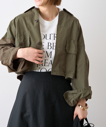 《別注》【CAL O LINE】UTILITY JACKET：ショート丈ジャケット