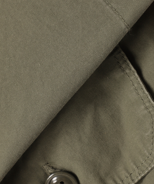 CAL O LINE(キャルオーライン)の「《別注》【CAL O LINE】UTILITY JACKET:ショート丈ジャケット(ミリタリージャケット・レディース・カーキ・FREE)」の21枚目の写真