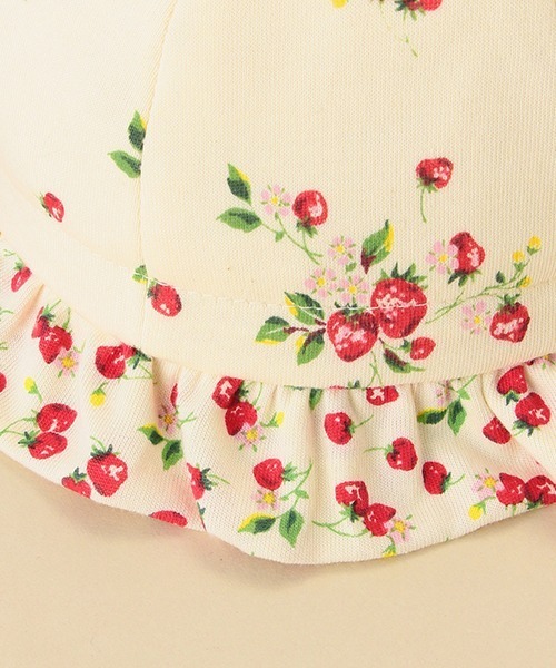 sense of wonder(センスオブワンダー)の「野イチゴフラワー帽子【日本製】(ハット・キッズ・キナリ・S/M/L)」の7枚目の写真