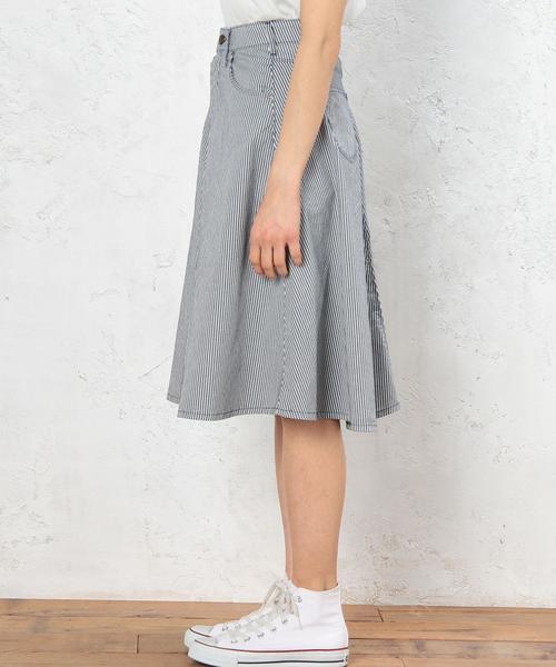 Lee（リー）の「Lee（リー）ヒッコリー CIRCULAR スカート◆（スカート・レディース・ネイビー・MEDIUM/SMALL）」の6枚目の写真