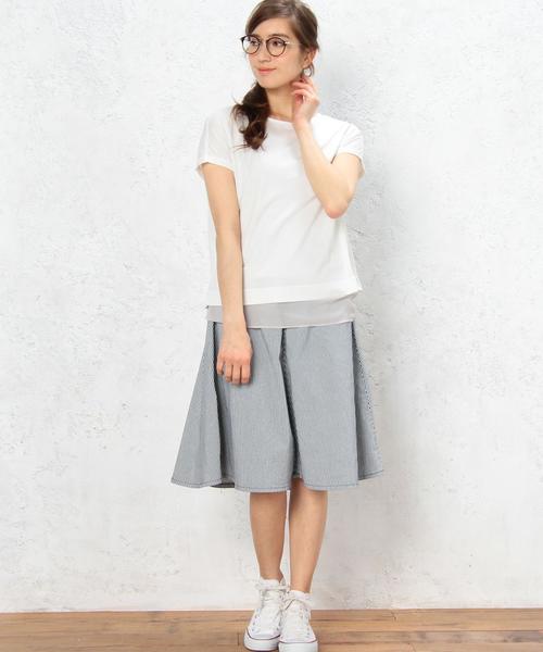 Lee（リー）の「Lee（リー）ヒッコリー CIRCULAR スカート◆（スカート・レディース・ネイビー・MEDIUM/SMALL）」の7枚目の写真