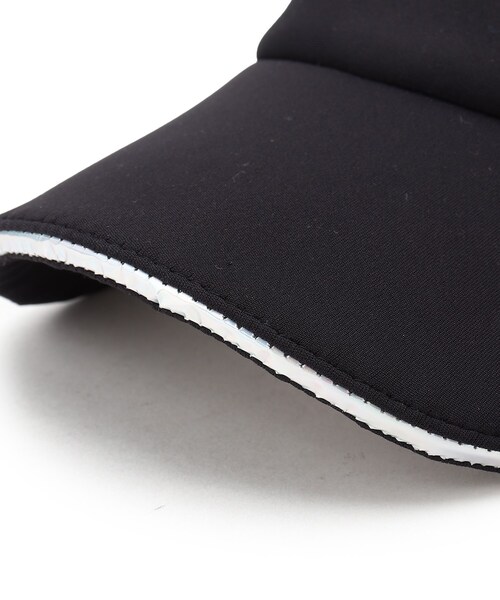 adabat（アダバット）の「◆【日本製】リボン取り外し可能 サンバイザー（サンバイザー・レディース・ブラック/ホワイト・00）」の8枚目の写真