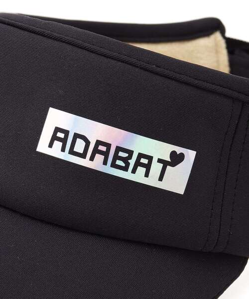adabat（アダバット）の「◆【日本製】リボン取り外し可能 サンバイザー（サンバイザー・レディース・ブラック/ホワイト・00）」の9枚目の写真