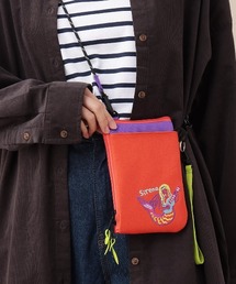 ネイティブ刺繍スマホショルダーポーチ