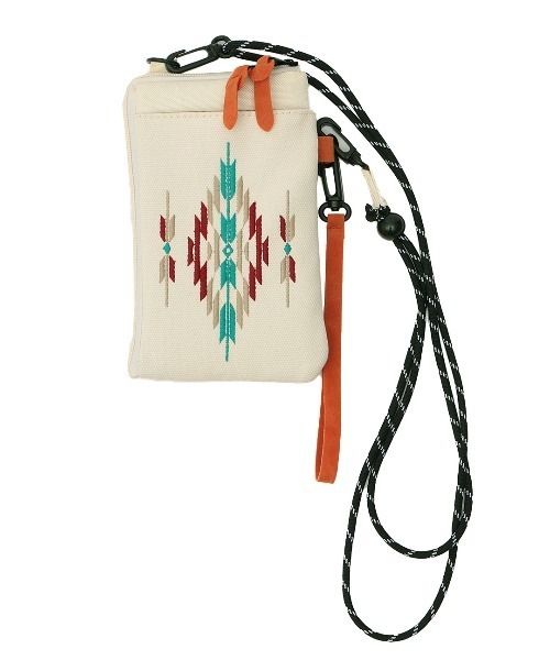 チチカカ(チチカカ)の「ネイティブ刺繍スマホショルダーポーチ(ショルダーバッグ・レディース・ブラック/ホワイト/ベージュ/オレンジ/ネイビー・FREE)」の15枚目の写真