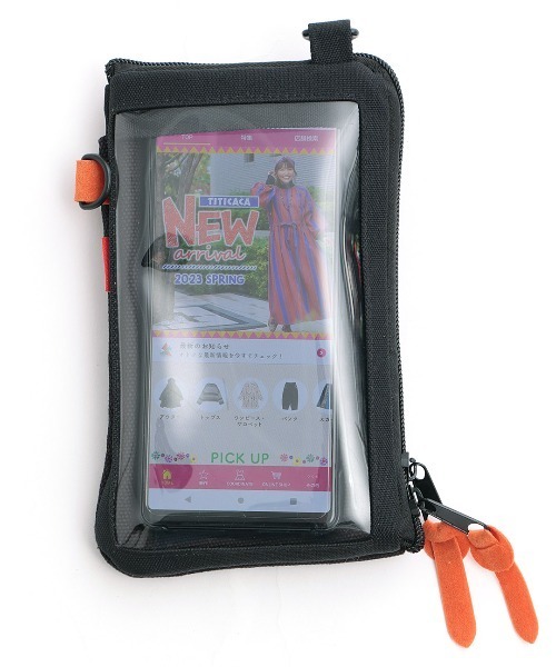 チチカカ(チチカカ)の「ネイティブ刺繍スマホショルダーポーチ(ショルダーバッグ・レディース・ブラック/ホワイト/ベージュ/オレンジ/ネイビー・FREE)」の18枚目の写真