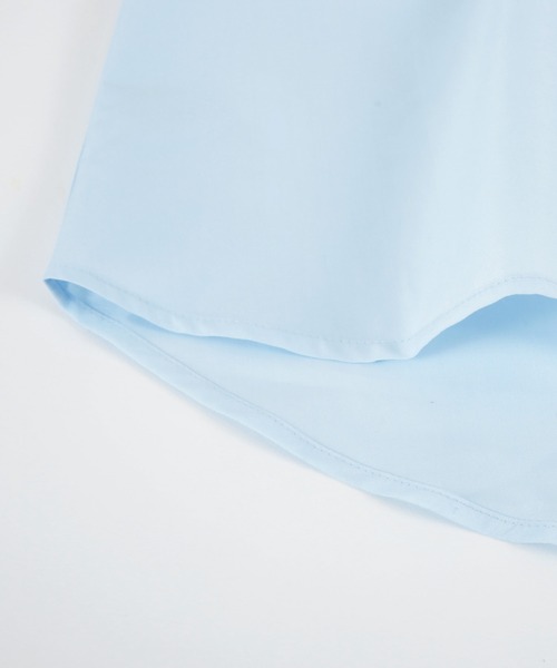 UR'S（ユアーズ）の「バンドカラーパフスリーブブラウス（シャツ/ブラウス・レディース・ダークネイビー/オフホワイト/ライトブルー・S/M/L）」の21枚目の写真