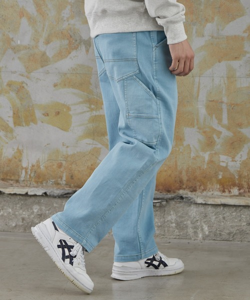 CIAOPANIC TYPY(チャオパニックティピー)の「【TYPYdenim】ペインターデニムパンツ(デニムパンツ・メンズ・ホワイト/ブラック/ネイビー/スカイブルー系/グレー/ブルー/ブラック系その他/ベージュ/インディゴブルー/サックスブルー/グレー系その他/ブラウン/グレー系その他2/アイボリー/ブラック系その他2・M/L/S)」の14枚目の写真