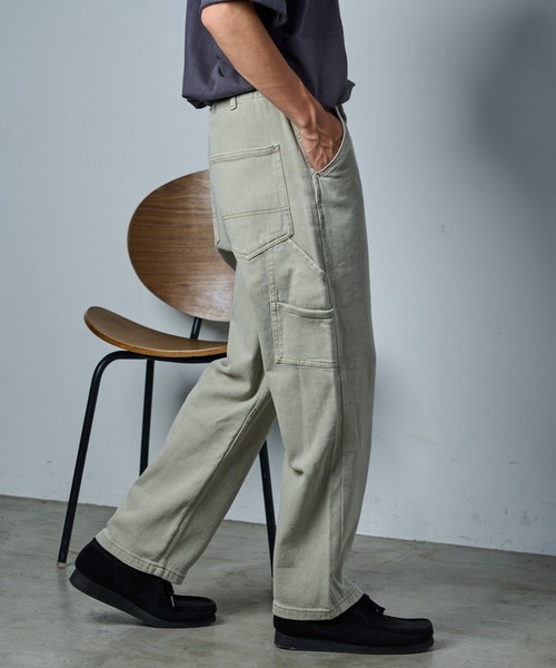 CIAOPANIC TYPY(チャオパニックティピー)の「【TYPYdenim】ペインターデニムパンツ(デニムパンツ・メンズ・ホワイト/ブラック/ネイビー/スカイブルー系/グレー/ブルー/ブラック系その他/ベージュ/インディゴブルー/サックスブルー/グレー系その他/ブラウン/グレー系その他2/アイボリー/ブラック系その他2・M/L/S)」の9枚目の写真