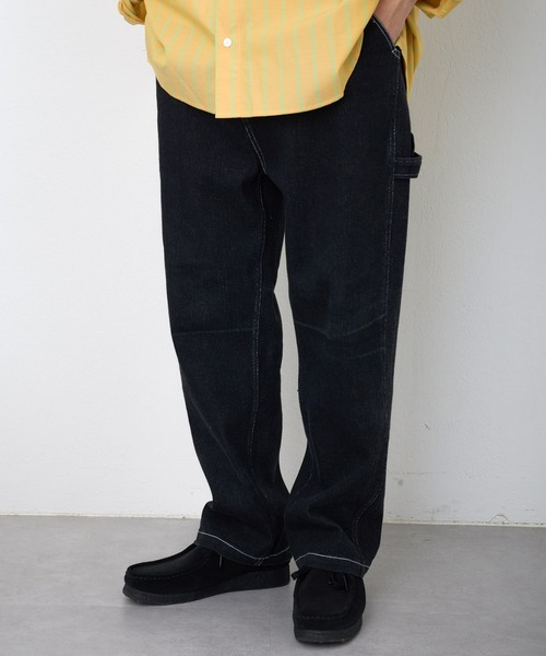 CIAOPANIC TYPY(チャオパニックティピー)の「【TYPYdenim】ペインターデニムパンツ(デニムパンツ・メンズ・ホワイト/ブラック/ネイビー/スカイブルー系/グレー/ブルー/ブラック系その他/ベージュ/インディゴブルー/サックスブルー/グレー系その他/ブラウン/グレー系その他2/アイボリー/ブラック系その他2・M/L/S)」の4枚目の写真