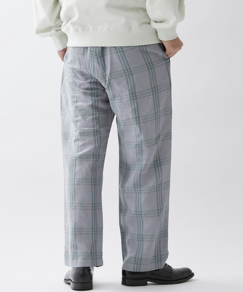 JOURNAL STANDARD relume（ジャーナルスタンダード　レリューム）の「【ALASKAN / アラスカン】ライトチェック イージーパンツ（その他パンツ・メンズ・ライトグレー/サックスブルー/アイボリー・MEDIUM/LARGE）」の13枚目の写真