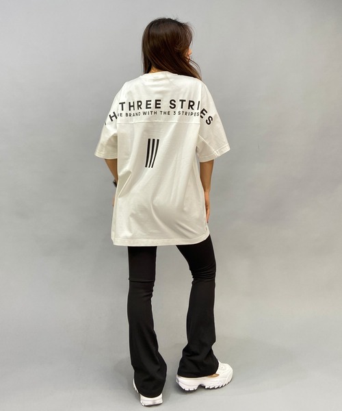 adidas/アディダス THREE STRIPES オーバーサイズ バック