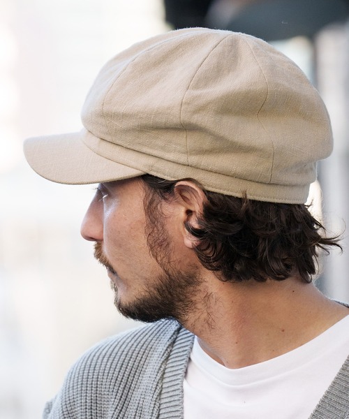 CAMBIO（カンビオ）の「mko11062-Cotton Linen Casquette