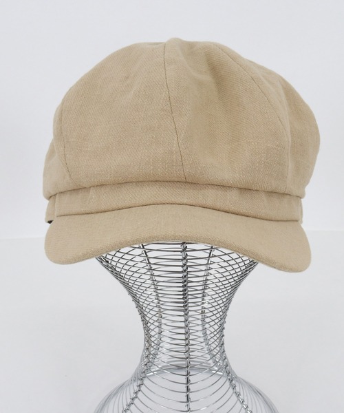 moto ベージュ リネン キャスケット moto ベージュ リネン キャスケット キャスケット レディース