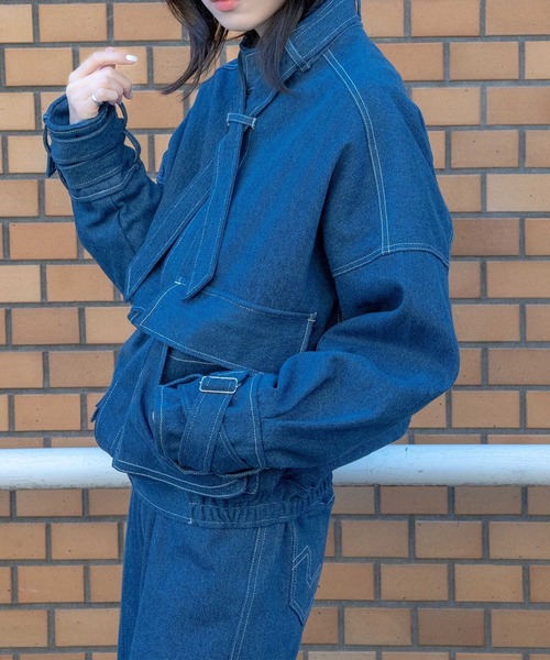 Nora Lily（ノラリリー）の「【Nora Lily】デニム ボンバー ジャケット