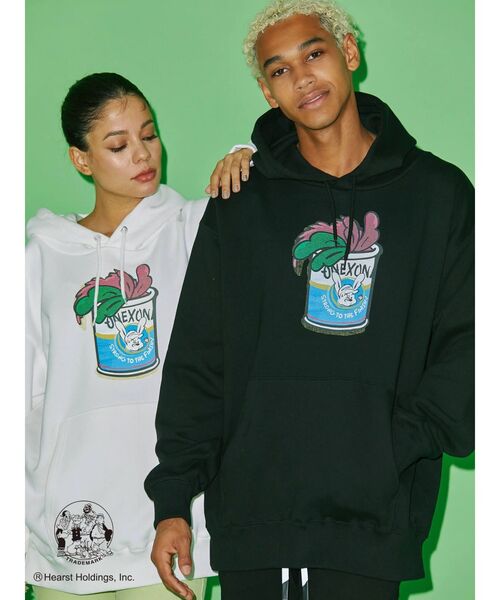 ONEXONE（ワンフォーワン）の「ONEXONE x POPEYE(TM) パーカー