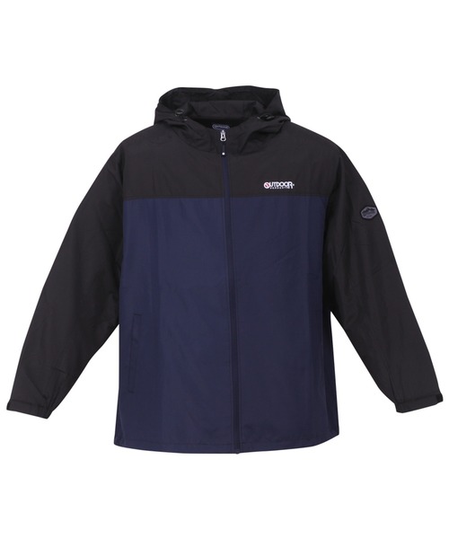 OUTDOOR PRODUCTS（アウトドアプロダクツ）の「OUTDOOR PRODUCTS アウトドア プロダクツ 240Tデュスポ裏メッシュウインドブレーカー 大きいサイズ ビッグシルエット オーバーサイズ（ナイロンジャケット・メンズ・ネイビー/カーキ/ベージュ・6L/5L/3L/8L/4L/7L）」の3枚目の写真
