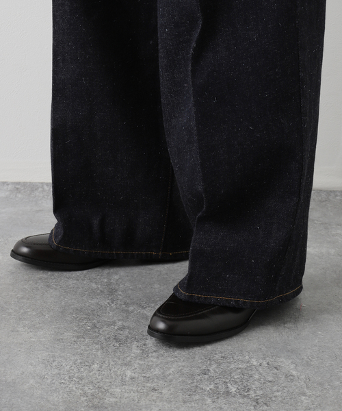 markaware(マーカウェア)の「【MARKAWARE / マーカウェア】 KIMONO DENIM PLEATED WIDE DENIM(デニムパンツ・メンズ・ネイビー・2/1/3)」の15枚目の写真