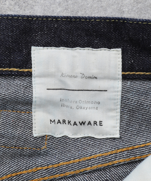 markaware(マーカウェア)の「【MARKAWARE / マーカウェア】 KIMONO DENIM PLEATED WIDE DENIM(デニムパンツ・メンズ・ネイビー・2/1/3)」の19枚目の写真