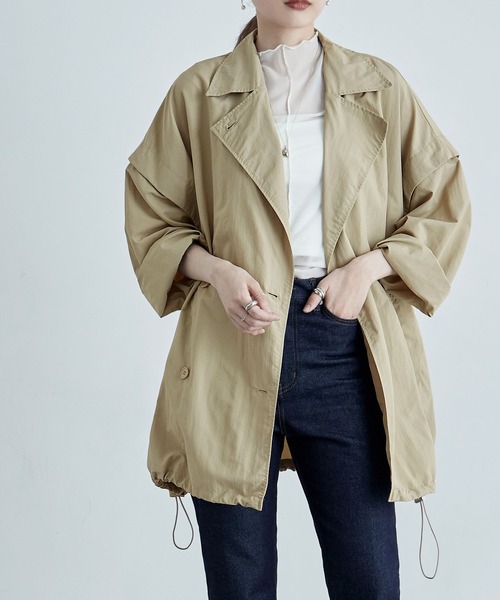 【新品タグ付き】ELLIE エリー　スリーブレスコート スリーブレスコート【BEIGE】 – ELLIE