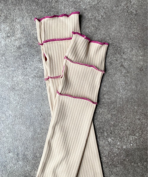 CPCM(シーピーシーエム)の「メローバイカラーアームカバー(アームカバー・レディース・アイボリー/オレンジ/ブルー/イエロー・FREE)」の12枚目の写真