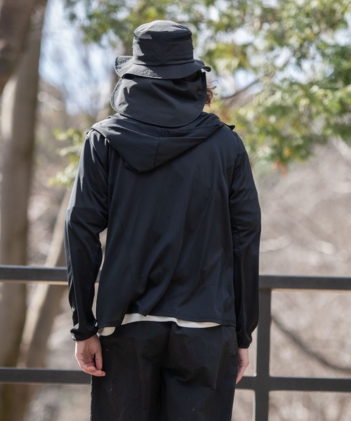OUTDOOR PRODUCTS APPAREL(アウトドアプロダクツアパレル)の「吸水速乾 抗菌防臭加工 リフレクター 透湿 UVカット 軽量 ラッシュガードとしても使用可 ワンポイントブランドロゴ パーカー(パーカー・メンズ・グレー/ブラック/ネイビー・MEDIUM/LARGE/X-LARGE)」の20枚目の写真