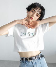 PAGEBOY | ラインストーンロゴT(Tシャツ/カットソー)