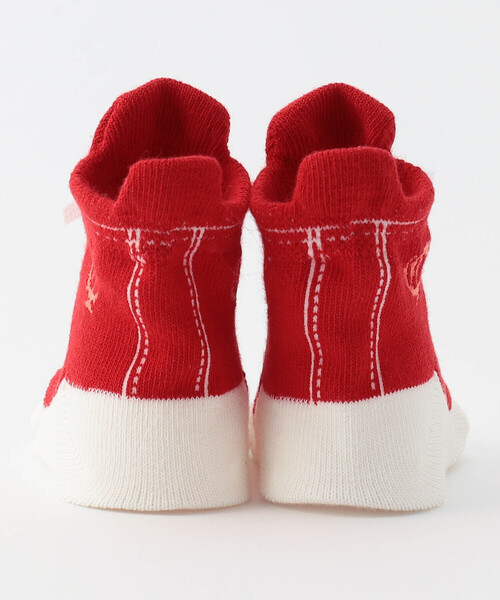COMME CA ISM（コムサイズム）の「スニーカー柄カップ入りソックス（ソックス/靴下・キッズ・ネイビー/レッド/アイボリー・9-12cm）」の6枚目の写真