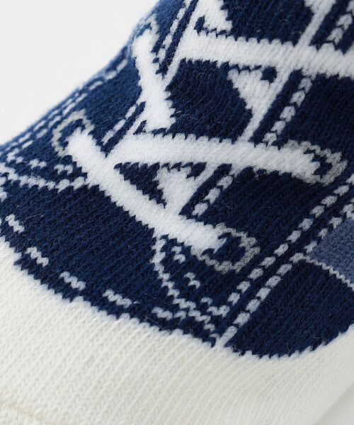 COMME CA ISM（コムサイズム）の「スニーカー柄カップ入りソックス（ソックス/靴下・キッズ・ネイビー/レッド/アイボリー・9-12cm）」の9枚目の写真