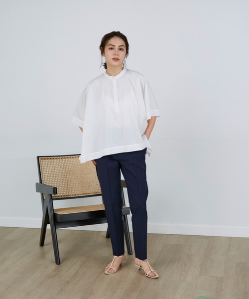 INED（イネド）の「ポンチョ風ブラウス（シャツ/ブラウス）」 - WEAR