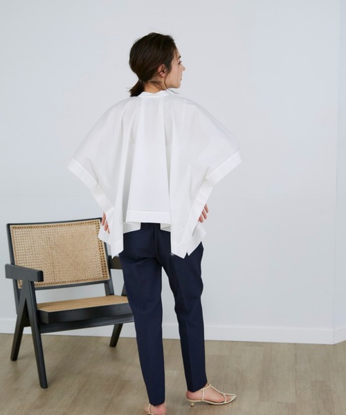 【特別セール品】 INED（イネド）の「ポンチョ風ブラウス（シャツ/ブラウス）」 - WEAR トップス