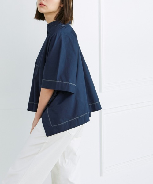 INED（イネド）の「ポンチョ風ブラウス（シャツ/ブラウス）」 - WEAR