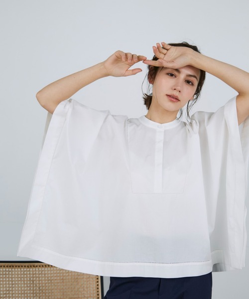 最終決算 INED（イネド）の「ポンチョ風ブラウス（シャツ/ブラウス）」 - WEAR トップス