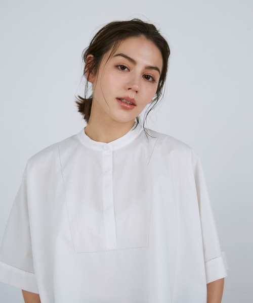 INED（イネド）の「ポンチョ風ブラウス（シャツ/ブラウス）」 - WEAR