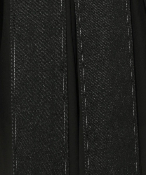 HARE(ハレ)の「デニムキリカエフレアスカート(HARE)(デニムスカート・レディース・ブラック/ネイビー・FREE)」の15枚目の写真