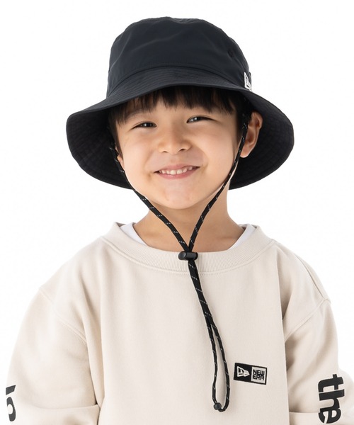 NEW ERA(ニューエラ)の「ニューエラKIDS アドベンチャー ハット ONSPOTZ別注(ハット・キッズ・ベージュ/ブラック・S/M/M/L/L/XL)」の8枚目の写真