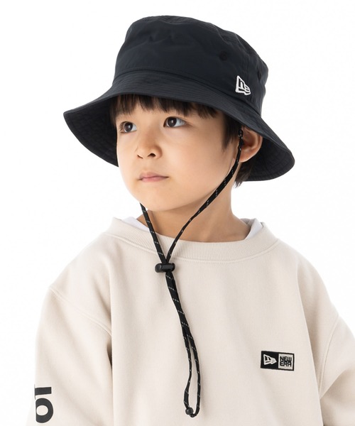 NEW ERA(ニューエラ)の「ニューエラKIDS アドベンチャー ハット ONSPOTZ別注(ハット・キッズ・ベージュ/ブラック・S/M/M/L/L/XL)」の9枚目の写真