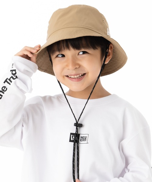 NEW ERA(ニューエラ)の「ニューエラKIDS アドベンチャー ハット ONSPOTZ別注(ハット・キッズ・ベージュ/ブラック・S/M/M/L/L/XL)」の18枚目の写真
